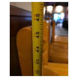 Tall Wooden Bar Stools - Set of 3