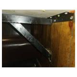 Restaurant Wall-Mounted Square Table with Terracotta Tile Top