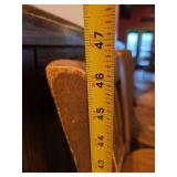 Solid Wood Slat Back Bar Stools - Set of 4