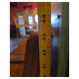 Solid Oak Bar Stools with Slat Back - Set of 3