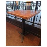 French Terracotta Tile Top Bar Table