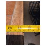 French Terracotta Tile Top Bar Table