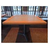 French Terracotta Tile Top Restaurant Table