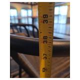 Wicker Bar Stools with Metal Frame - Set of 6