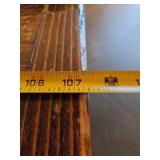 Large 9Ft Dark Wood Farm Table