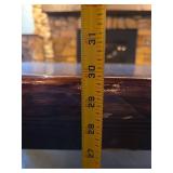 Large 9Ft Dark Wood Farm Table