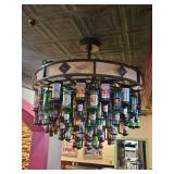 Industrial Beer Bottle Chandelier Light Fixture