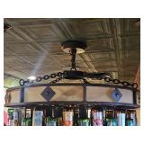 Industrial Beer Bottle Chandelier Light Fixture