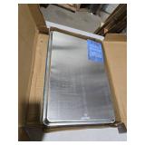 6 Pack Full Size Baking Sheet Pan Aluminum Commercial Pan for Oven Freezer Bakery Hotel Restaurant 26\" x 18