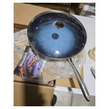 KOCH SYSTEME CS 14 Inch Large Frying Pan with Lid, Nonstick Skillet with Ceramic Interior, Large Fry Pan for Family & Commercial Cooking, Frying Pan Nonstick, Oven Safe & Induction Compatible, Blue