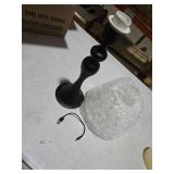 Table Lamp for Bedroom, Cordless Bedside Lamps for Living Room, Touch 3-Way Dimmable Desk Lamp for Night Stands, Rechargeable, Battery Operated Lamp with Fabric Shade for Dorm, Home Office (Black)