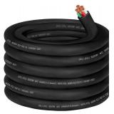 6/4 6 AWG Portable Power Cable 6 Gauge 600V SOOW Electric Wire 4 Conductor OFC 6 AWG Extension Cord Cable Wire for NEMA 14-50 Generator,Welder,RV Outlet Box,EV Battery Charger,Machinery-25ft