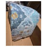 8x10 Area Rug for Living Room, Washable Boho Throw Rugs, Moroccan Trellis Bohemian Ultra Soft Large Non-Slip Carpet for Dining Room Office Bedroom - Teal