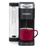 Keurig K-Supreme Single Serve K-Cup Pod Coffee Maker, MultiStream Technology, 4 Brew Sizes, 66oz Dual-Position Removable Reservoir, Black (Renewed