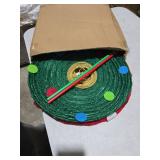 16 \"Dx18 H Christmas Ornament Lights, 2 Pack Outdoor Christmas Decorations with 100 LED Lights, Waterproof Hanging Christmas Balls for Indoor Outdoor Yard Patio