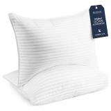 Beckham Hotel Collection Bed Pillows Standard/Queen Size Set of 2 - Original Soft Down Alternative Pillow for Sleeping - Soft Support for Back, Stomach or Side Sleepers