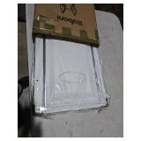 Baboni Pet Door for Wall,3-Flap,Steel Frame and Telescoping Tunnel, Aluminum Lock, Double Flap Dog Door and Cat Door, Strong and Durable (Pets Up to 100 Lb) -Large