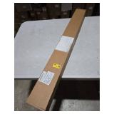 MODE Industrial Room Darkening Collection 1 1/8\" Diameter Industrial Curtain Rod Set with Steel Wall Mounted Adjustable Curtain Rod, Blocks Light, Fits 72 to 144" Windows, Brushed Nickel