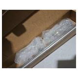 MODE Industrial Room Darkening Collection 1 1/8\" Diameter Industrial Curtain Rod Set with Steel Wall Mounted Adjustable Curtain Rod, Blocks Light, Fits 72 to 144" Windows, Brushed Nickel