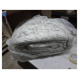 Latepis White with Grey Tips Faux Sheepskin Fur Rug 8x10 for Living Room Bedroom Washable Living Room Luxury Room Decor Fluffy Rug Rectangle