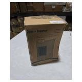 BREEZOME Space Heater, Portable Electric Heaters for Indoor Use with Thermostat & 24H Timer, 1500W PTC Ceramic Quiet Fast Heating Desk Heater, Safety Room Heaters for Home Bedroom Office