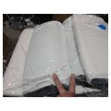 6PCS Wedge Pillow Set for After Surgery, Bed Wedge Pillow Post Surgery, Bed Pillows for Sitting Up, Sleeping, Acid Relux, Memory Foam Back Pillow, Beds Wedges & Body Positioners, White/Grey