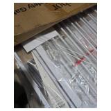 Cumbor Expandable 31.6-48\" Baby Gate for Stairs, Wall-Mounted, 2-in-1 No Bottom Bar Dog Gate Indoor, Auto Close Pet Gate for Doorways with Large Walk Thru Door, Child-Proof Gate for Kids (White)