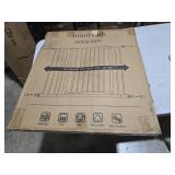 InnoTruth 29.5 - 40.75" Baby Gate for Stairs, 30\" Tall Dog Gates for Doorways & Hallways, Safety Gate for Kids & Pets, Pressure-Mounted Walk-Through with Dual Lock & 2-Way Swing, White