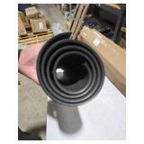 Cycle Club Black Matt 30\" x 60\" For Stationary Cycle Or Yoga