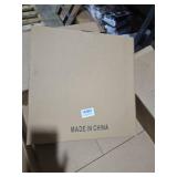 Carah & Cossh Decorative Fir Wood Tray, 16-Inch Round, White