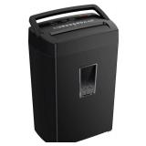 Bonsaii 12-Sheet Cross Cut Paper Shredder, 5.5 Gal Home Office Heavy Duty Shredder for Paper, Credit Card, Mail, Staples, with Transparent Window, High Security Level P-4 (C275-A)