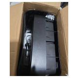 Bonsaii 12-Sheet Cross Cut Paper Shredder, 5.5 Gal Home Office Heavy Duty Shredder for Paper, Credit Card, Mail, Staples, with Transparent Window, High Security Level P-4 (C275-A)