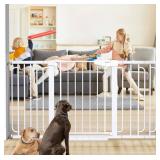 Cumbor 29.7-57\" Extra Wide Baby Gate for Stairs, Mom