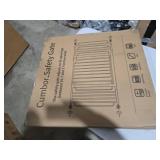 Cumbor 29.7-57\" Extra Wide Baby Gate for Stairs, Mom