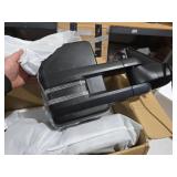 Towing Mirrors Compatible for Chevy Silverado Suburban Tahoe GMC Serria Yukon 2003 04 05 2006 Power Heated side mirror w/Turn Signals Lights, Clearance Lamp, Running Light (Set of 2)