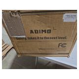 ADIMO Home Safe Box, 1.2 Cubic Feet Security Safe with Fireproof Waterproof Money Bag, Digital Keypad and Dual Key System, Personal Lock Money Box for Home Office Valuable Document Black