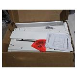 White Coffee Bar Cabinet with Storage, Farmhouse Coffee Bar Cabinet, Coffee Bar Table with Sliding Barn Door, Coffee Bar & Adjustable Shelves, for Kitchen, Dining Room, Living Room