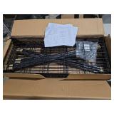 PayLessHere | 4-Tier Wire Shelf | 36\"x14\"x62\" | Black |