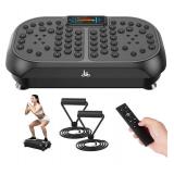 Vibration Plate Exercise Machine - CrazyFeb Vibration Plate for Lymphatic Drainage, Whole Body Vibrating Plate Exercise Machine - Waver Vibration Plate High-Intensity Fitness Equipment for Weight Loss