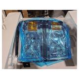 Headlight Assembly for 2014-2015 Chevy Silverado 1500 Halogen OE Style Amber Chrome Housing Reflector Driver Passenger Sides W/O Bulbs