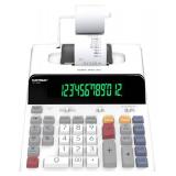 CATIGA 12 Digit Thermal Printing Calculator with Tape Print Out, Ink-Free Adding Machine, 5X Faster Quite at 8.0 LPS, Extra Large Fluorescent Display, Tax Calculation with Clock and Calendar, SP-2401