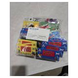 24 Packs Train Building Blocks with Valentines Gift Cards, 6 in 1 Train Building Blocks Sets for Boys Girls Goodie Bags Carnival Prizes Birthday Supplies, Classroom Exchange Prize, Valentine Party