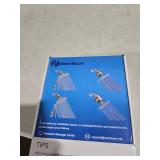 NearMoon Filtered Shower Head, High Pressure 8" Square, 5 settings Handheld Rain Shower Filter Combo with Self-adhesive Holder/1.5M Hose -1 Replaceable Filter Cartridge (Chrome Finish)