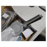 NearMoon Filtered Shower Head, High Pressure 8" Square, 5 settings Handheld Rain Shower Filter Combo with Self-adhesive Holder/1.5M Hose -1 Replaceable Filter Cartridge (Chrome Finish)