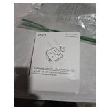 6 Ft Surge Protector Power Strip - 8 Widely Outlets with 4 USB Ports, 3 Side Outlet Extender with 6 Feet Extension Cord, Flat Plug, Wall Mount, Desk USB Charging Station, ETL,White