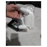 eXtremeRate White Octagonal Gated Sticks Faceplate Backplate Handles Cover, DIY Replacement Hand Grip Housing Shell for Nintendo Switch Pro Controller- Controller NOT Included