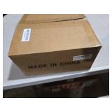 MIAOMEIO Industrial Semi Flush Mount Ceiling Light with Gold Plate and Brown Shade, Farmhouse Ceiling Light Fixture for Kitchen Island Dining Room Foyer Hallway Porch Barn Loft-10in