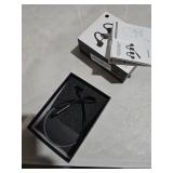 Bone Conduction Headphones with AI Noise-Canceling Mic, Double-Tap Mute, Bluetooth 5.4 Dual Device, Open-Ear Safe for Truck Drivers, All-Day Comfort & Clear Calls for Work,Meetings,Online Class(BLACK