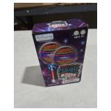 ArtCreativity 7.5 Inch Light Up Magic Ball Toy Wands for Kids, Set of 2, Flashing LED Wands for Boys and Girls, Thrilling Spinning Light Show, Batteries Included, Fun Gift or Birthday Party Favor