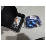 eXtremeRate Chameleon Faceplate Backplate Handles for NS Switch Pro Controller, Purple Blue DIY Replacement Grip Housing Shell Cover for NS Switch Pro - Controller NOT Included